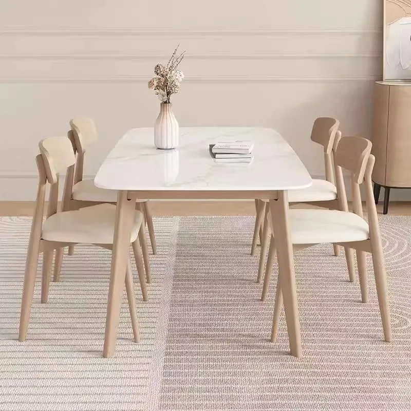 Brown Chairs Dining Tables Decorations Italian Expandable Wood Dining Tables Modern Extending Mesas Comedor Furniture For Home