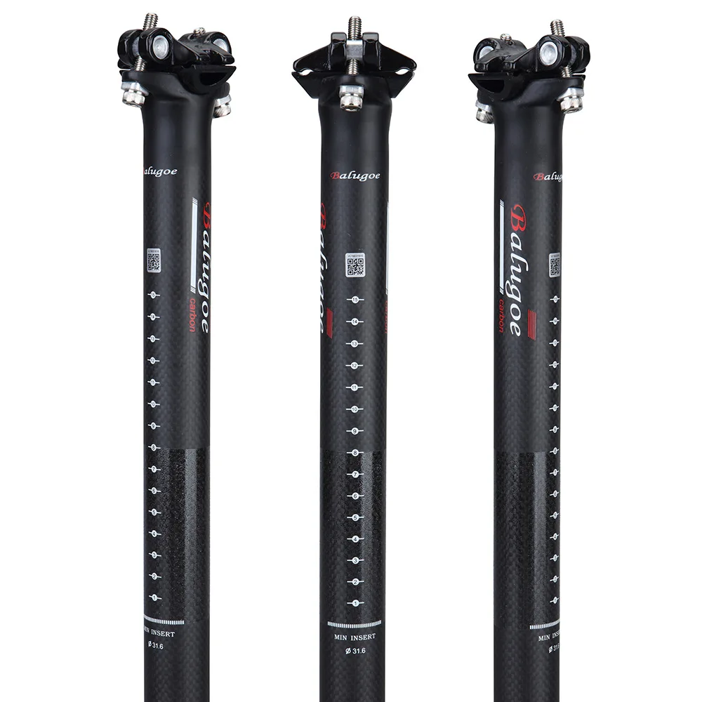 

BALUGOE Lightweight Carbon Fibre Bicycle Seatpost/27.2/30.8/31.6 Reaper Seat Pole Bike Seat tube