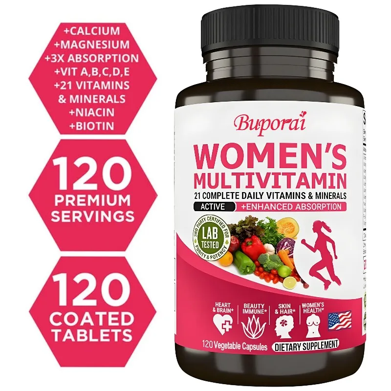 Women's Multivitamin Supplement - Hormonal Balance, Promote Ovarian and Overall Health, Improve Skin Condition,Maintain Vitality