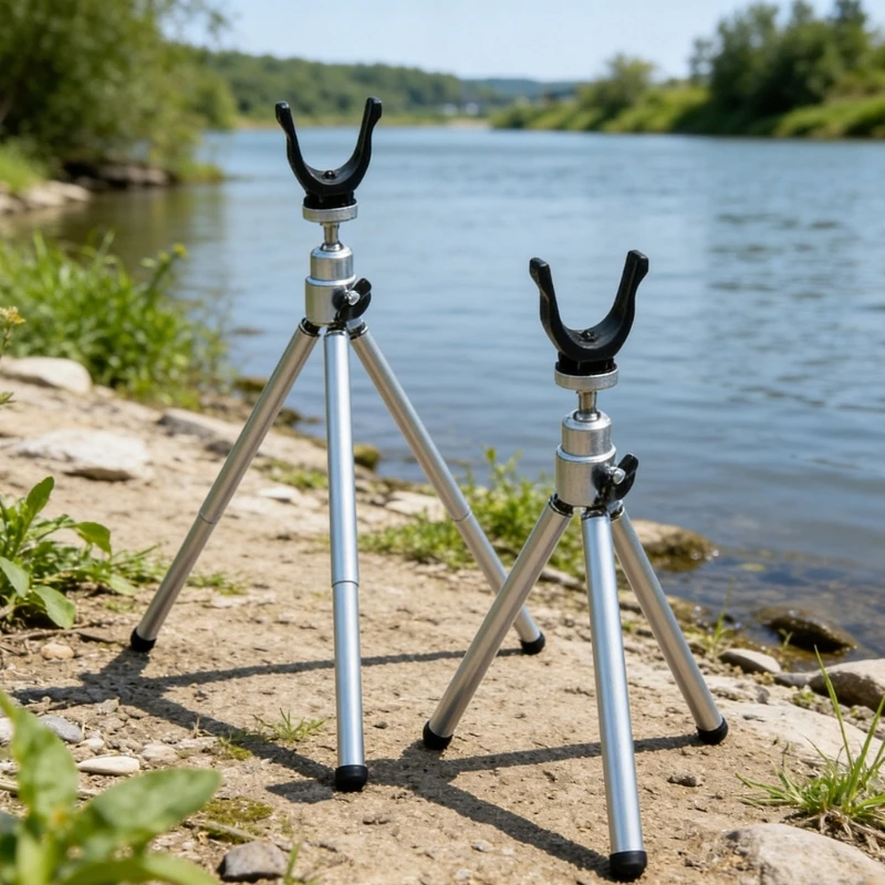 Quick Setups Foldable Fishing Rod Holder Make Of Rustproof Aluminum 4XBB