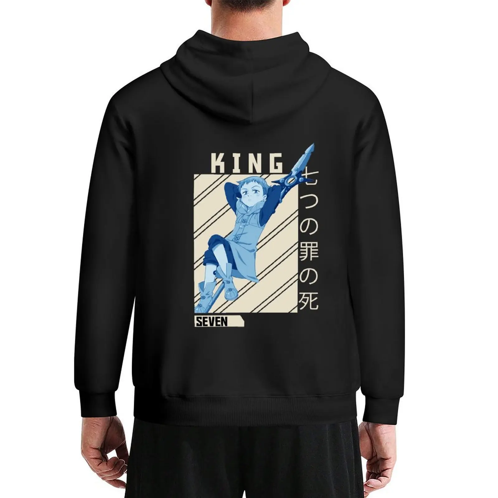 

Seven dealy sins King SHIRT Hoodie korean style clothes japanese style mens clothes fashion men oversized hoodie
