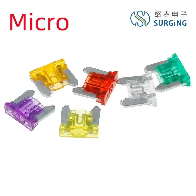 Fuses Micro Car Fuse 2A 3A 5A 7.5A 10A 15A 20A 25A 30A 35A 40A Amp Clip Fuse Set for Car Truck Mini Small Medium 1000 Pcs/Lot