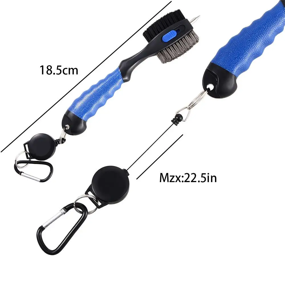 أداة تنظيف السلع الرياضية من الجوانب، فرشاة نادي الجولف، فرشاة تنظيف أخدود الجولف، أداة تنظيف الأخدود القابلة للسحب