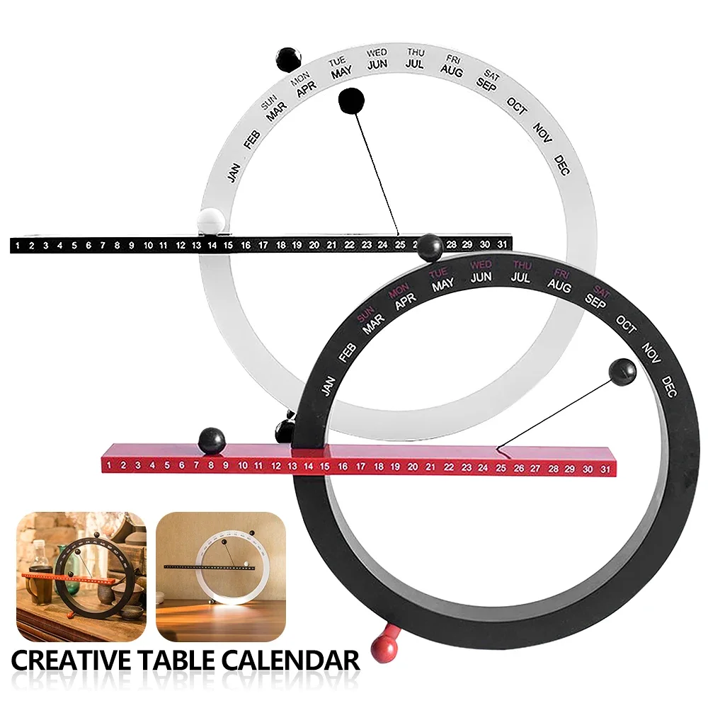 Ins Nordic Style Creative Fashion Time Perpetual Table Calendar Manual Desk Calendario Home Decoration Best Birthday Gift