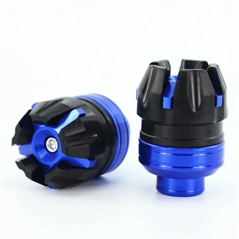 2Pcs Universal Motorrad Vorderradaufhängung Schutz Tasse Anti Kollision Rahmen Slider Fallen Schutz Aluminium Legierung Moto Teile
