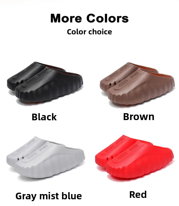 Herren-Massage-Hausschuhe, Indoor- und Outdoor-Sandalen, Strand-Sandalen, bequeme, weiche Pantoletten, Clogs, Freizeitschuhe, Herren- und Damenschuhe, Hausschuhe für den Sommer. – Detail 3
