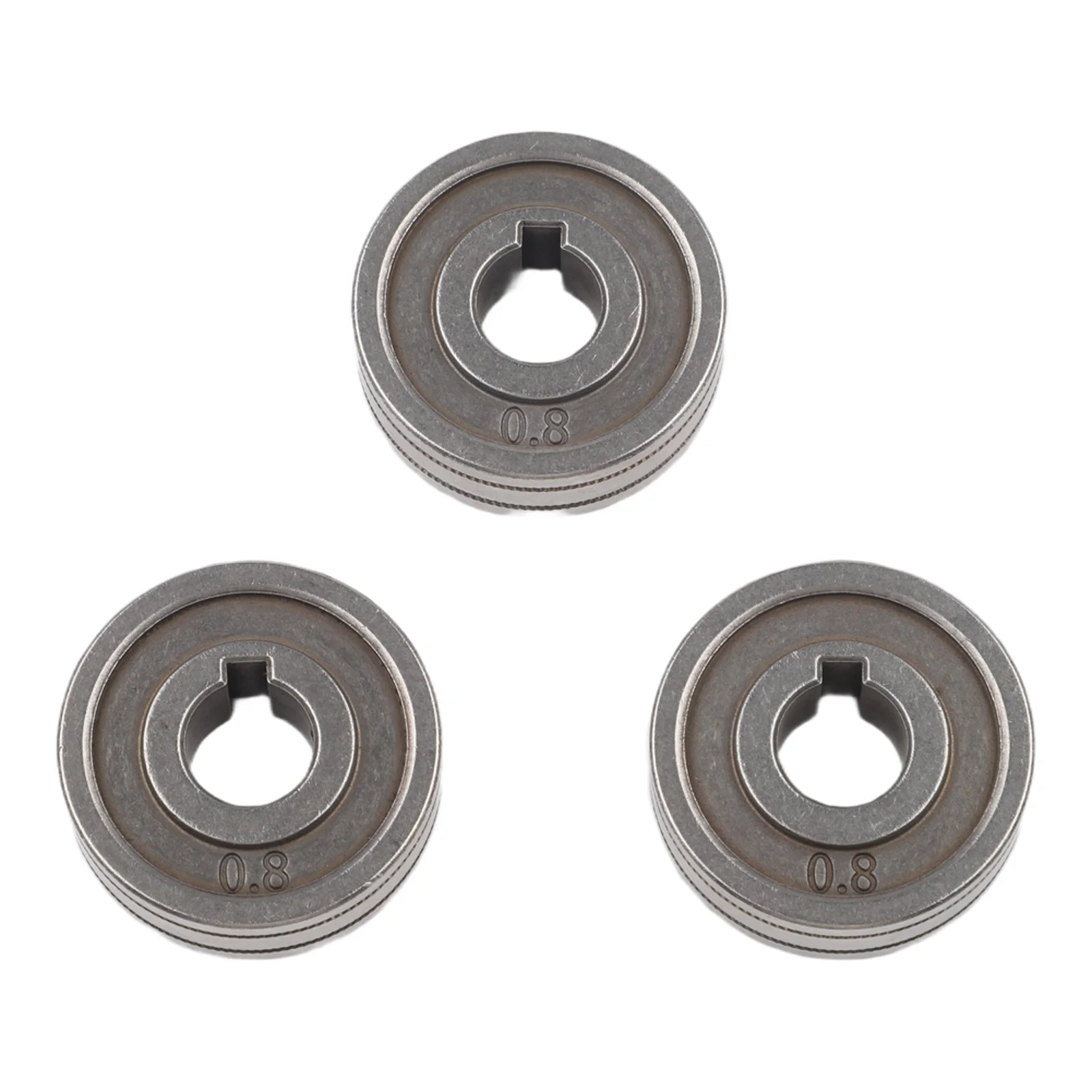 3PCS Welding Wire Feeding Roll K Type 0 8 to 1 0mm for MIG Welding Machines with Efficient Feeding and Quick Installation