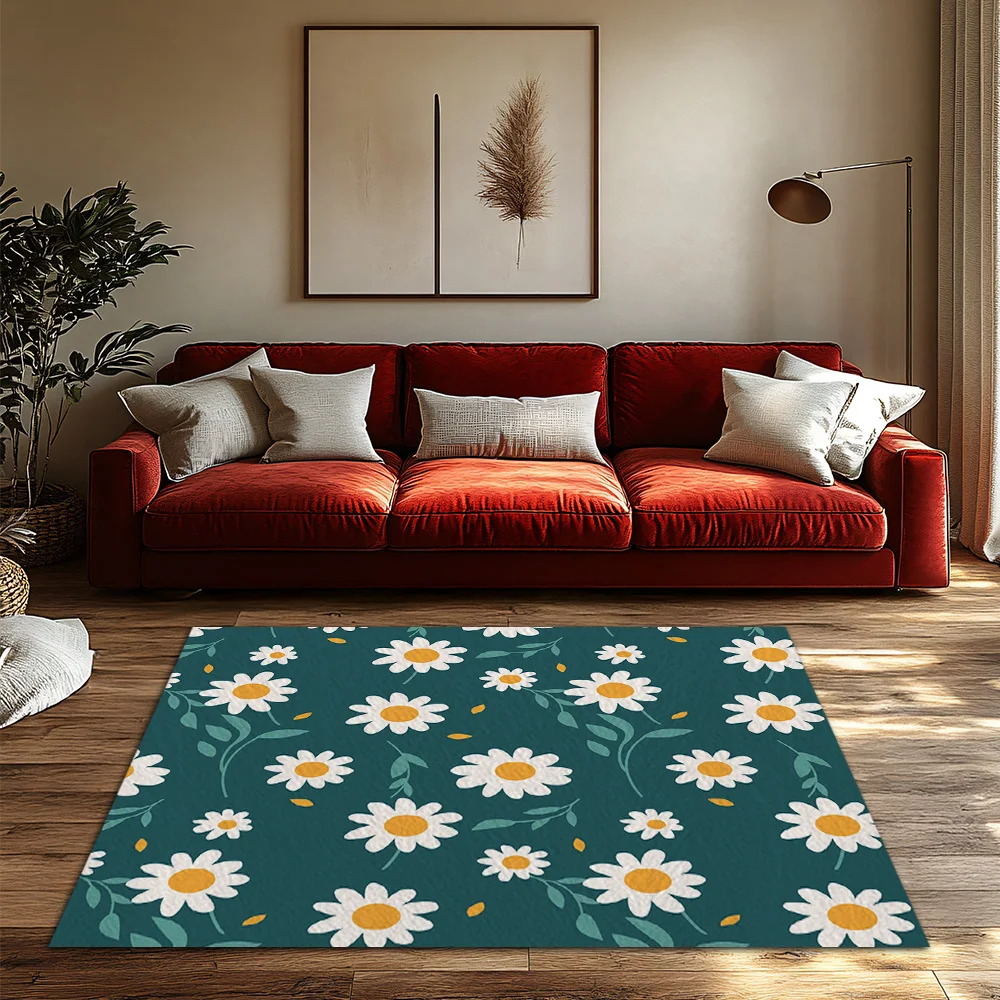 ممسحة الأزهار داخلي في الهواء الطلق ترحيب حصيرة قابل للغسل مدخل البساط عدم الانزلاق ديكور المنزل المطبخ الكلمة حصيرة مزرعة نمط لهجة #6