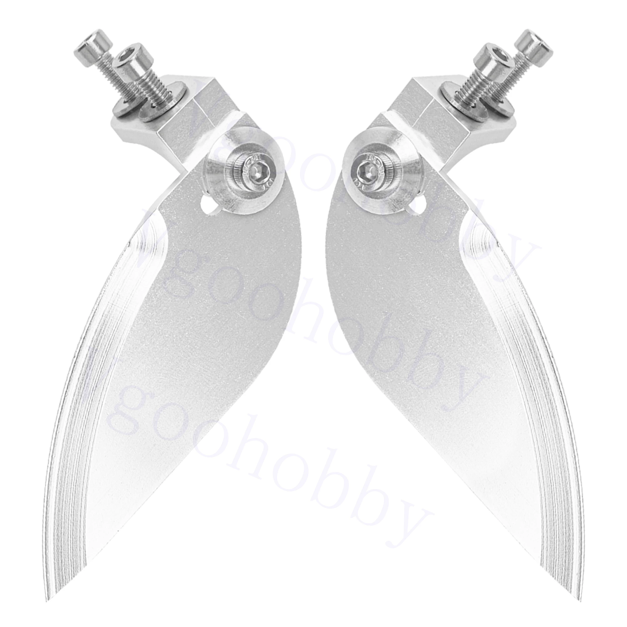 

Aluminum 82mm Water Jet 30mm Width Water Knife Auxiliary Waterjet Cutter Dissector Prevent High Speed Turn Overturn for RC Boat