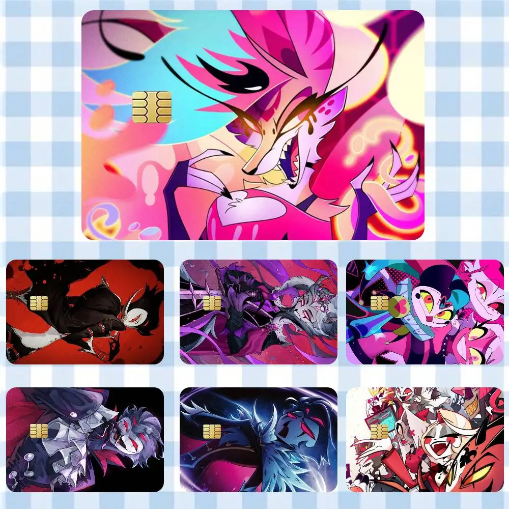 

Helluva Boss B-Blitz Beelzebub Sticker Film Tape Skin for Credit Card Debit Card Cartoon Waterproof Stickers