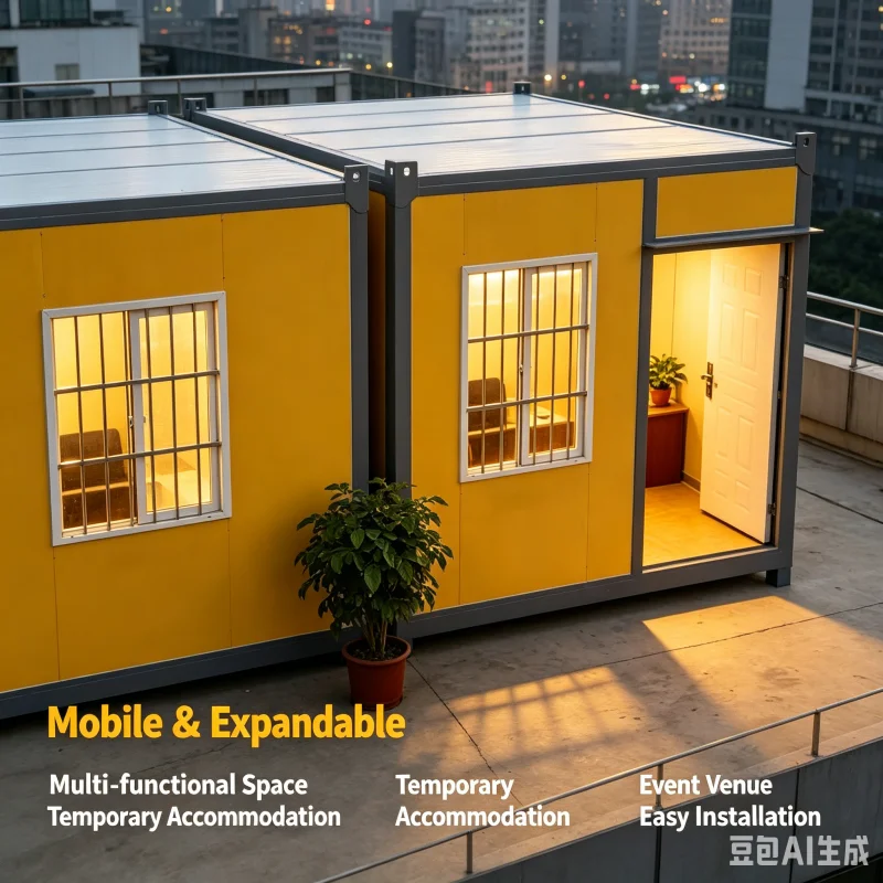 40ft Modern Expandable Container House With Quick Assembly Designed For Modern Residential Tiny Home Villa Prefabricated Unit