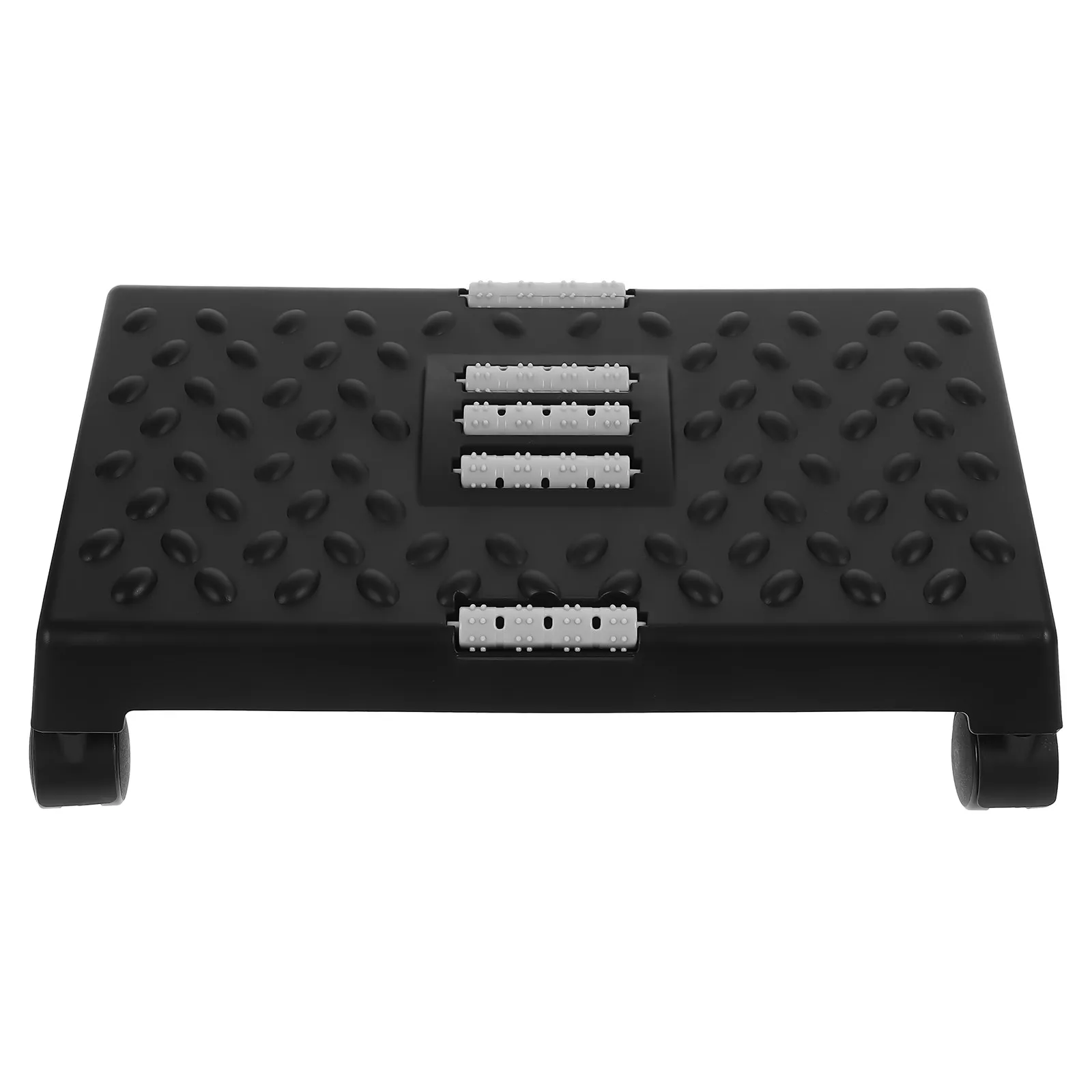 

Anti-Slip Plastic Footstool Small Step Stool Adjustable Footrest for Office Bathroom Living Room Desk Foot Rest Massage Roller