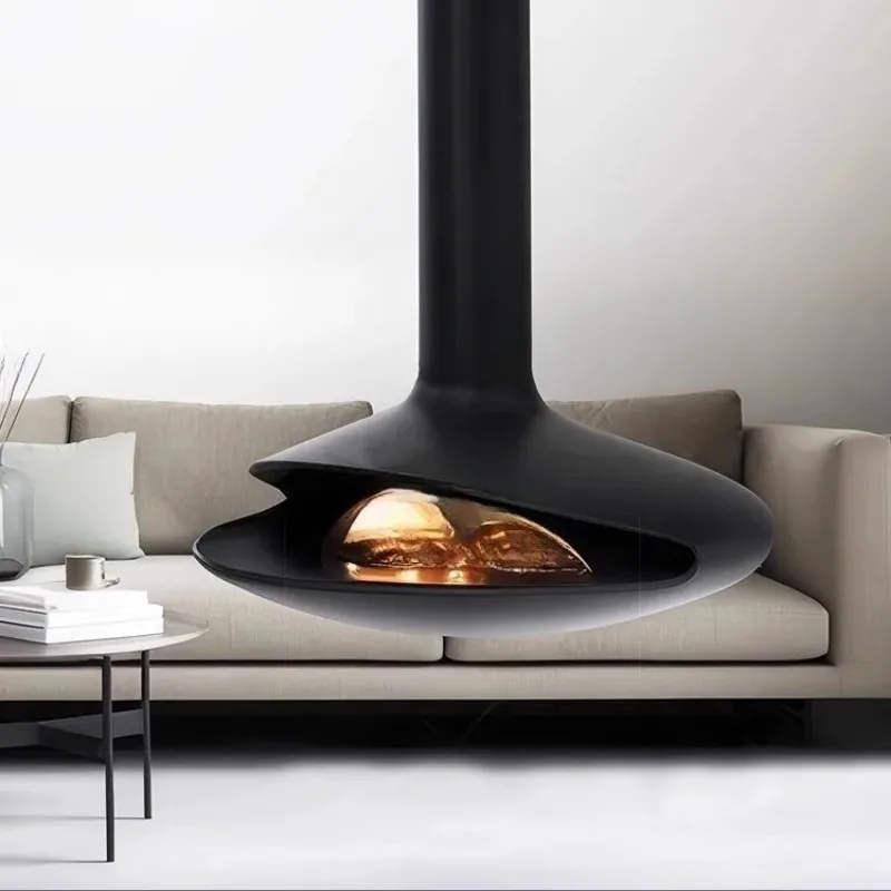 Hanging Fireplace Custom UFO Electronic Model Double Furnace