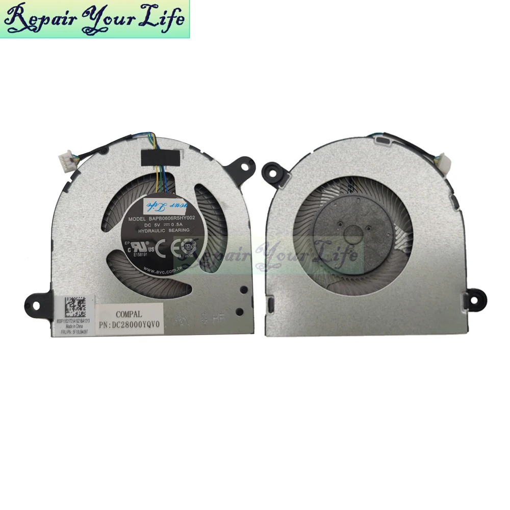 

CPU Radiator Cooling Fans Notebook Cooler Processor Parts 5F10U94097 6006 5V Blower Fan BAPB0606R5H-Y002 DC28000YQV0 DC5V 0.5A