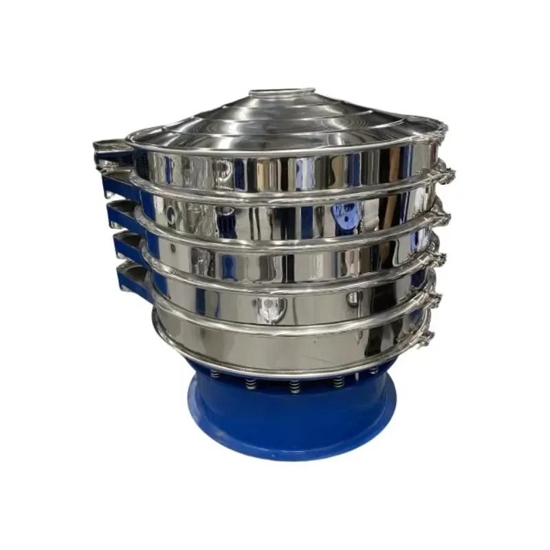 1200 Model Four Layer High Efficiency Rotary Vibrating Screen Electric Sifter Powder Sieving Machine