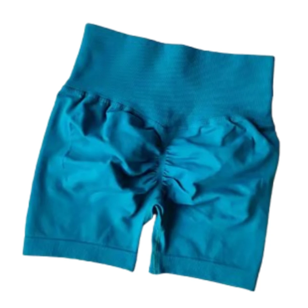 Sport Shorts High Waist Impact Shorts for Women Butt Lift Stretch Gym Shorts Seamless Scrunch Hip Yoga Tights for Workout Pants