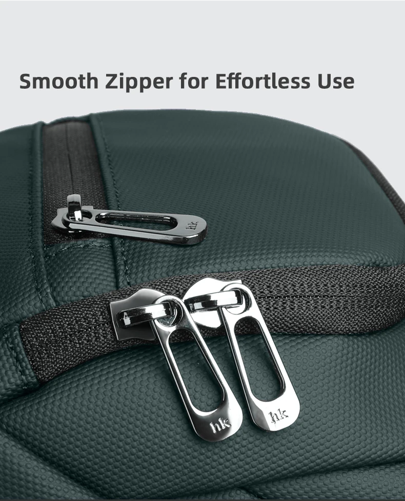 Heroic Knight Multifunktionale Herren-Handtasche mit großem Fassungsvermögen, wasserdichte Oxford-Brusttasche, lässige Umhängetasche für Herren für Outdoor-Sportarten – Detail 13