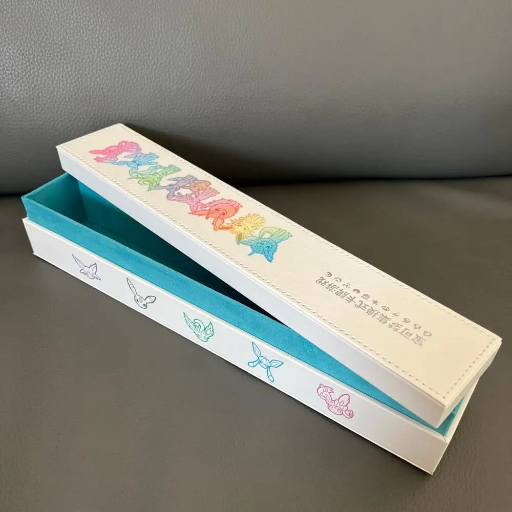 Diy Self Made Ptcg Eeveelution Karte Schlacht Matte Ptcg Einzelspieler Brettspiel Karte Duel Platte Schlacht Matte Karte Pad Lagerung Box