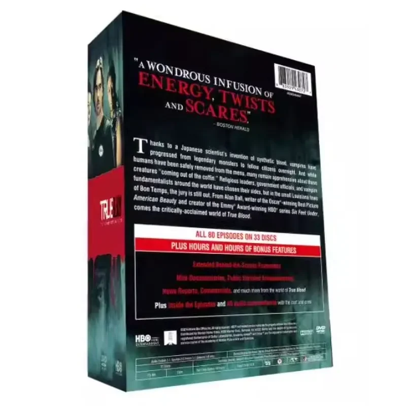 American TV Show True Blood Season 1 to 7 Complete Series 33 DVD Box Set