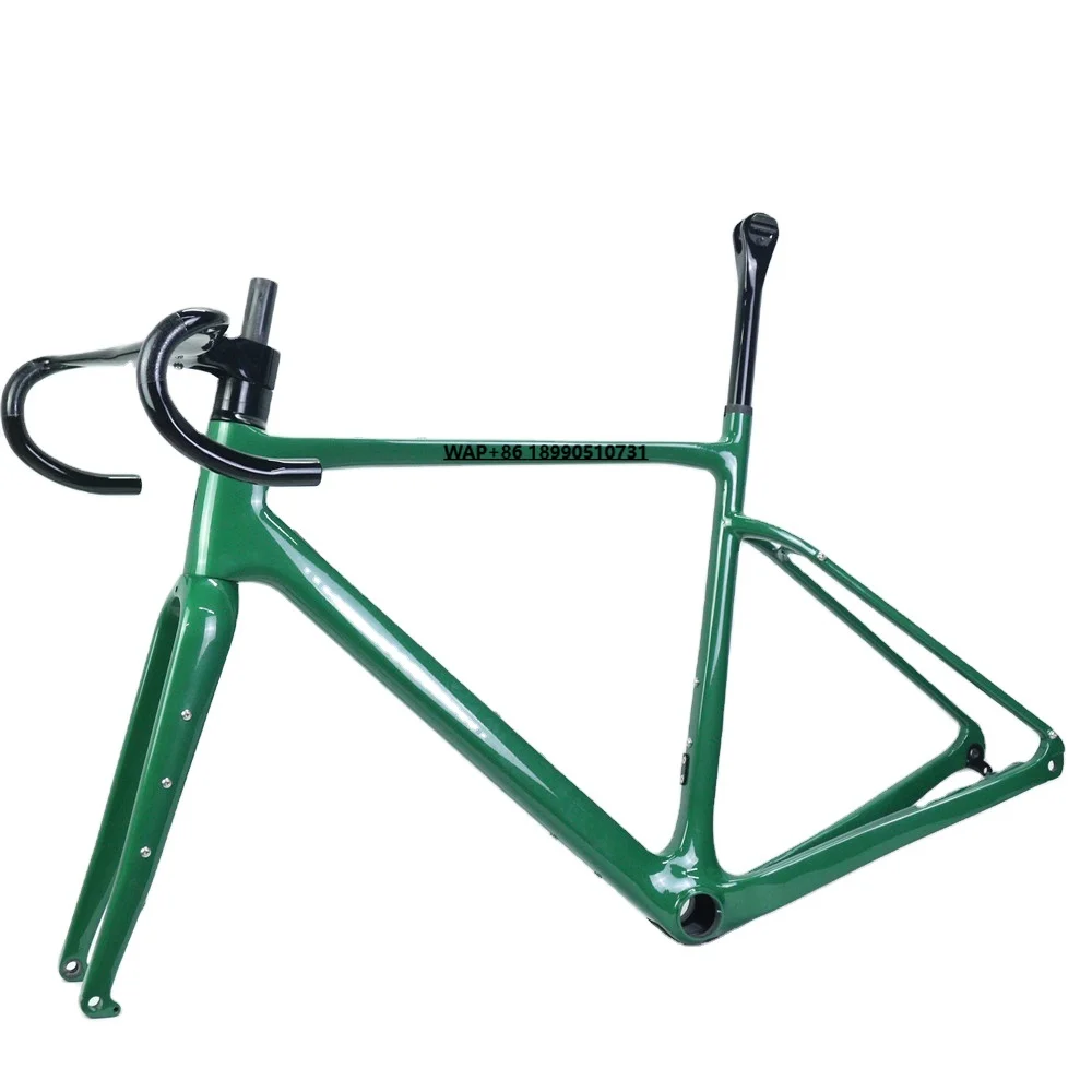 

Winowsports Carbon Gravel Bicycle Frames 700C Di2 Disc Frame Customs 1 Painting Matte/Glossy Gravel Bike Frame for Cyclocross