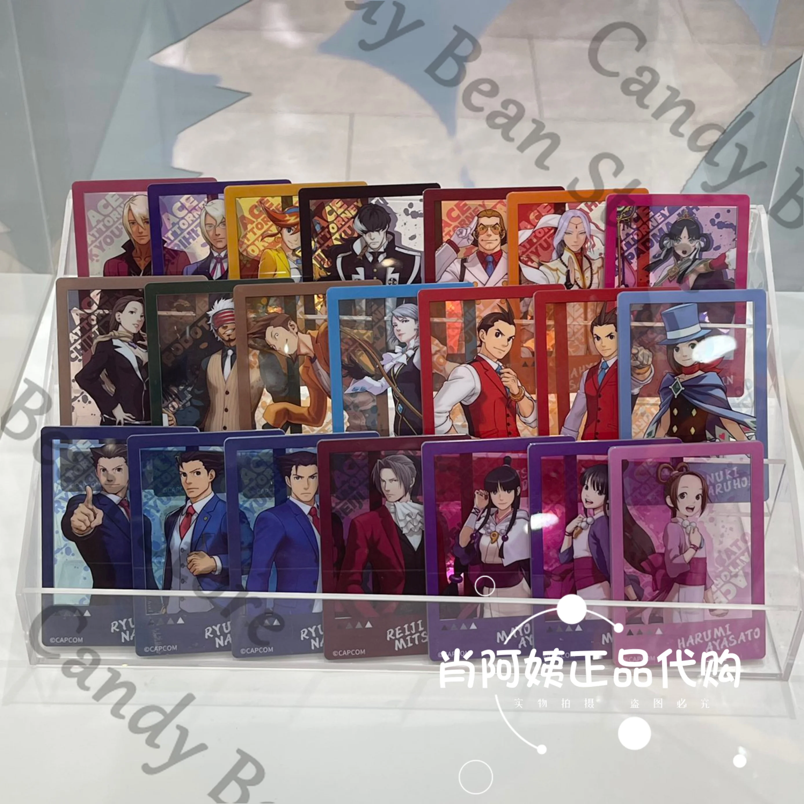 Официальное аниме Ace Attorney Miles Edgeworth Apollo Justice Mei Phoenix, акриловая карта для косплея, мультяшная группа, фотокарточки, подарок