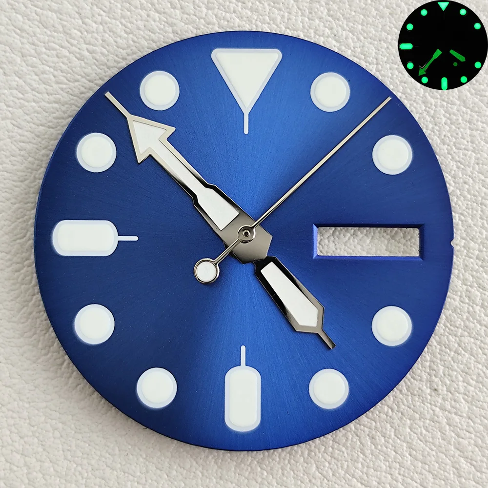 قرص 28.5 ملم NH36 قرص NH35NH36 عقارب C3 مناسب لساعة NH36 3 الساعة 3.8 ملحقات الساعة