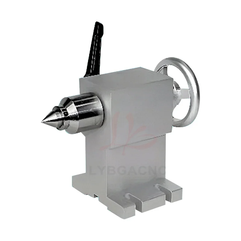 2026 New CNC Short Tailstock Waterproofing For Rotary Axis 4th A-axis CNC Engraving And Milling Machines Center Height 105mm