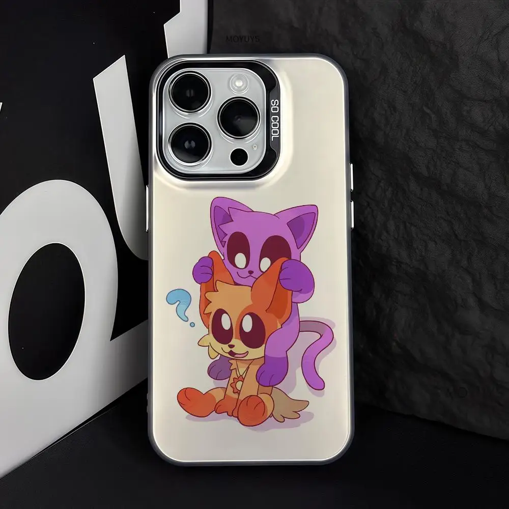 

Чехол для телефона Catnap And Dogday FUNDA для IPhone 12, 11, 13, 14, 15, 16, Max Pro Plus, мини-серебристый цветной чехол LMDaser