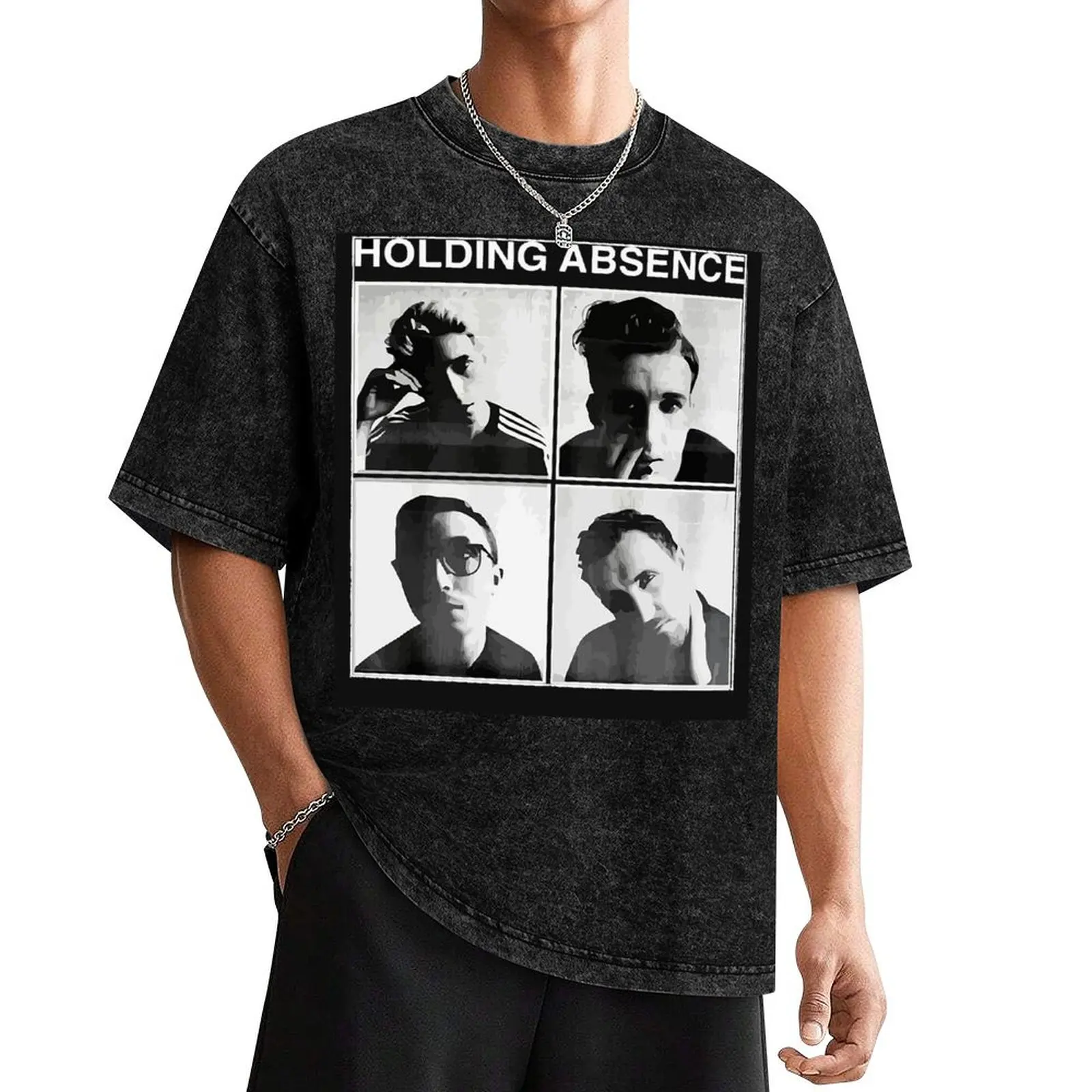 Holding Absence T-Shirt blanks boys animal print oversizeds graphic shirts oversized t shirts for men