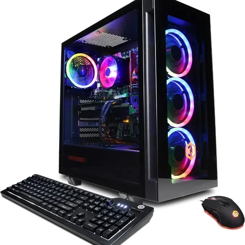 

Gamer Master Gaming PC, AMD Ryzen 5 7600 3.8GHz, GeForce RTX 4060 8GB, 16GB DDR5, 500GB NVMe SSD, Wi-Fi Ready