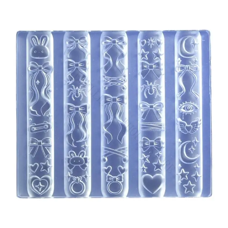 R7UF Silicone Mold for 3D Art Shaping, Craft and Salon Use