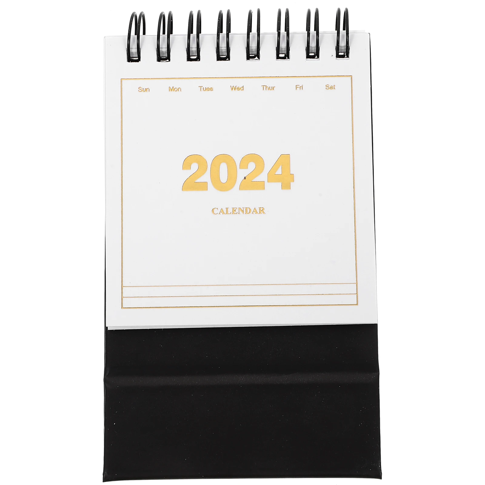 

Sturdy Mini Desk 2023-2024 Standing Flip Thick Material Office Home Decor Functional Table Flip Calendar for for Workstation