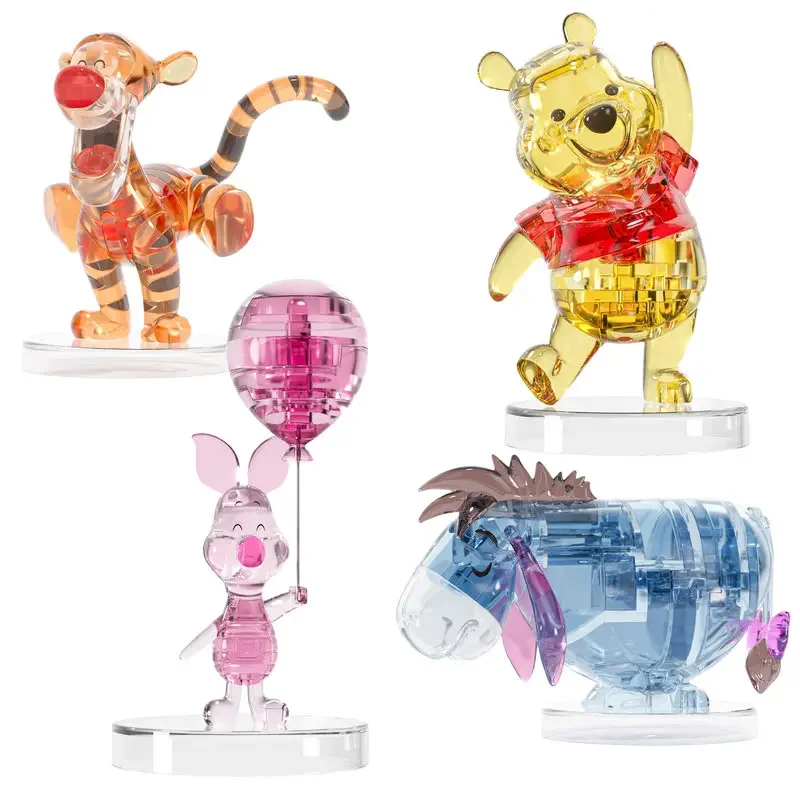 Assembled Mickey Donald Duck Toys Handmade Ornaments Gifts for Boys and Girls Three-Dimensional Crystal Building Blocks