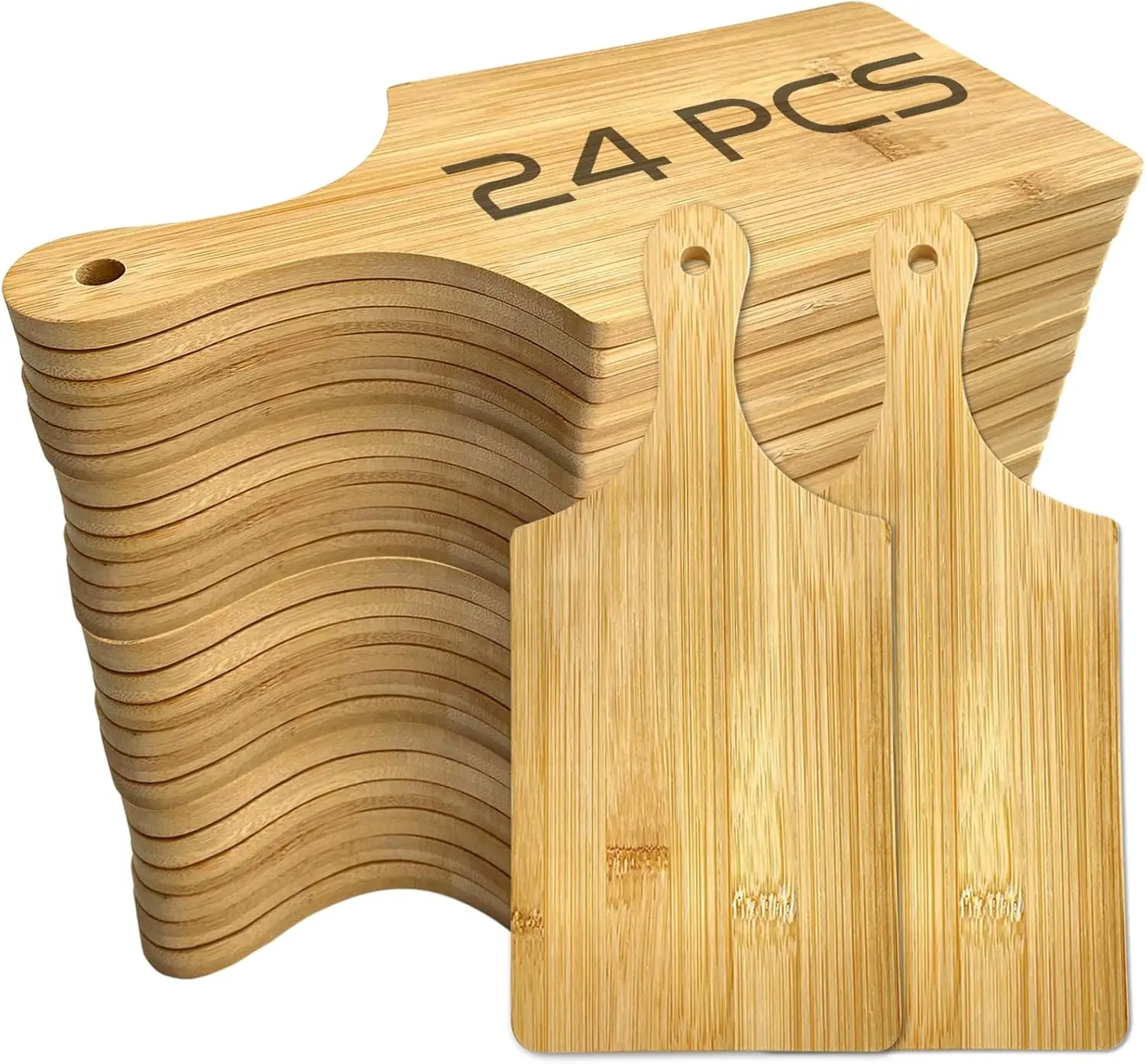 

Pack Wooden Cheese Cutting Boards - Small Charcuterie Board Set For Laser Engraving Blanks - Mini Charcuterie Boards With