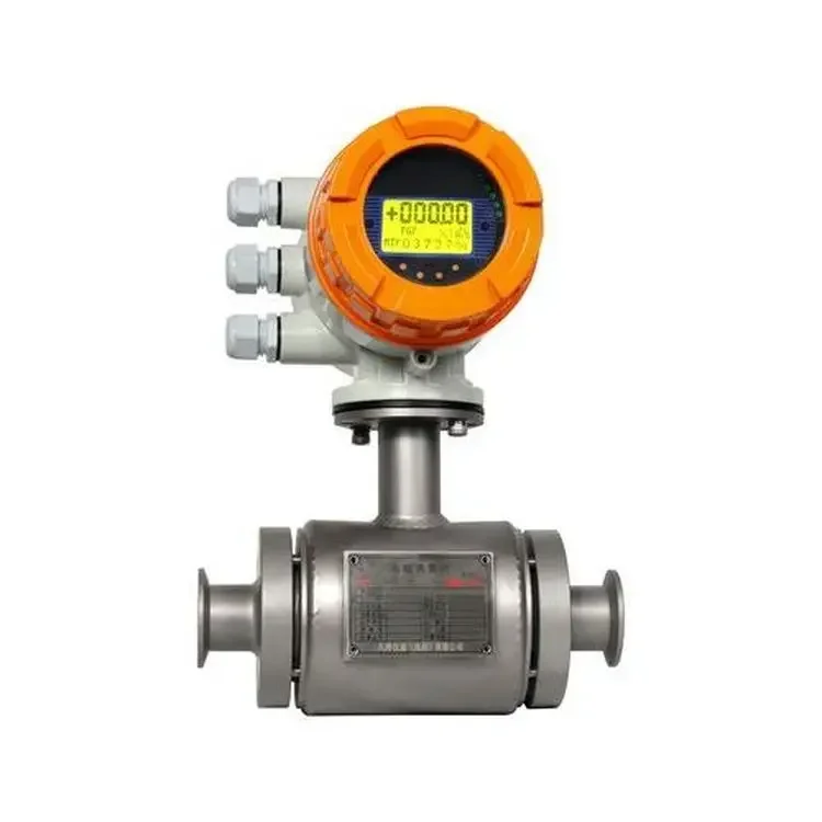 Factory promotion price Stainless Steel Digital Liquid Control Electromagnetic Flow Meter Water Magnetic Flowmeter