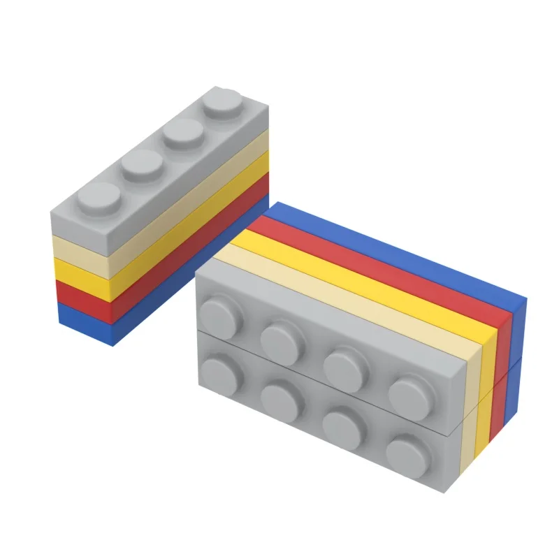 

10PCS Plate 1x4 3710 Building Blocks Kit High-Tech Board Light Board Bricks Particle DIY MOC Toy Gift