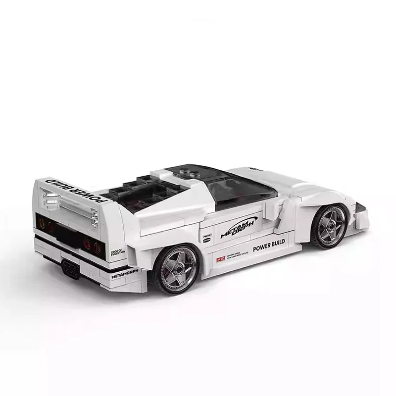 POWERBLOCK 1:32 Scale Racing Cars Model Building Blocks Kit Small Particle Assembled Classic Supercar Series Toy Kid Gift PB8845