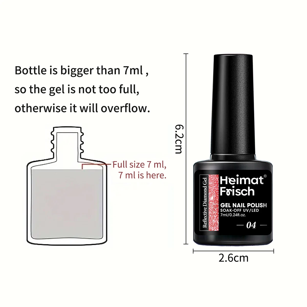 Ensemble de vernis à ongles gel coloré 5 pièces - paillettes brillantes, vernis à ongles LED semi permanent