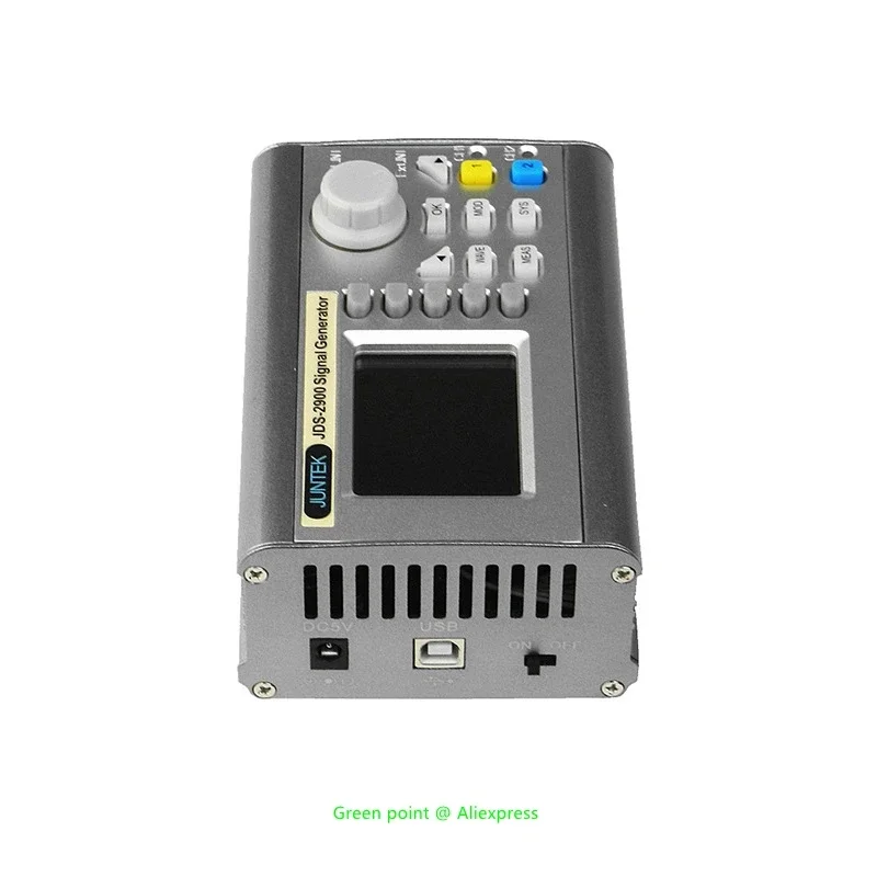 JDS2900 30MHZ JUNTEK generador de señal pequeño Control Digital doble canal DDS función medidor de frecuencia contador de forma de onda arbitraria