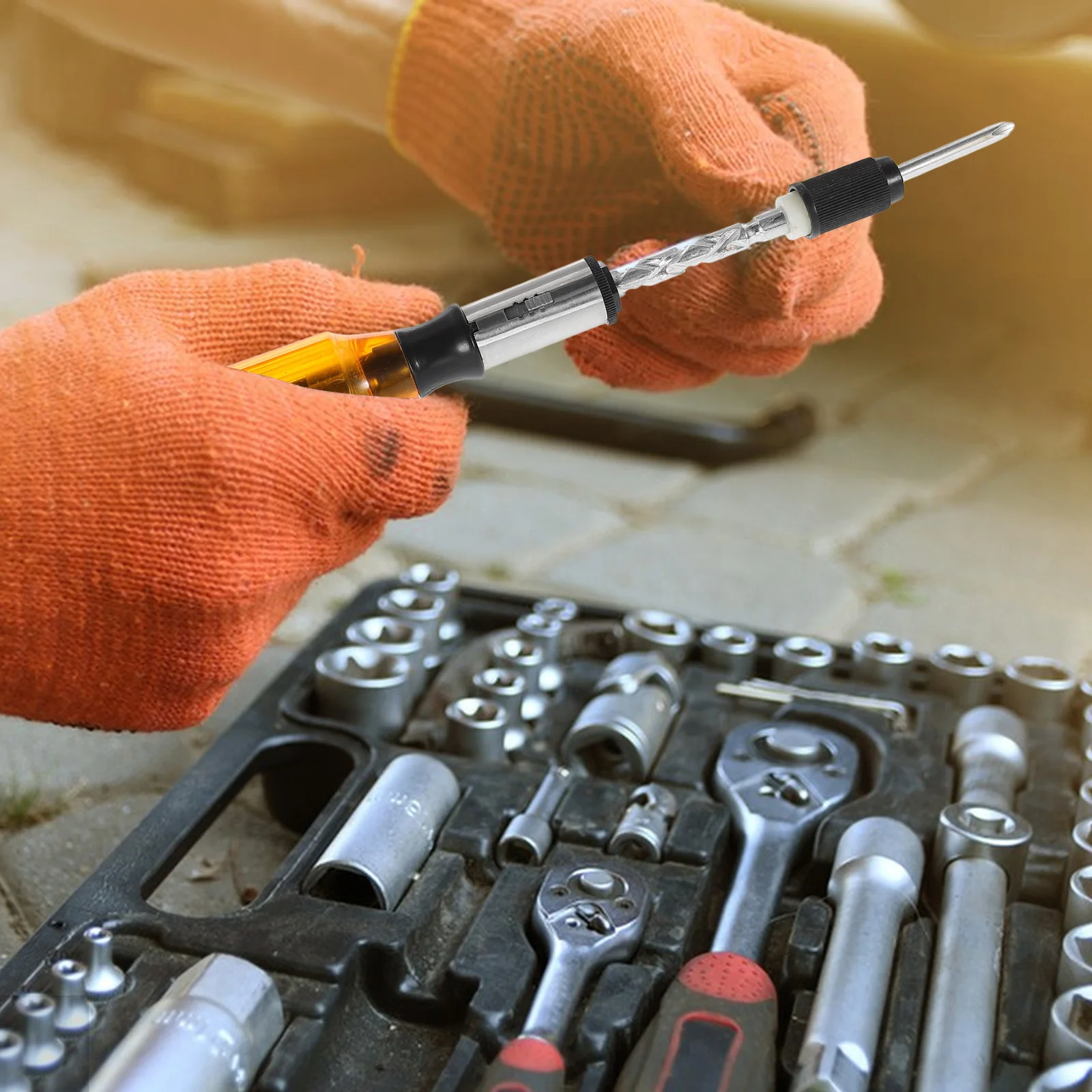 

Ratchet Screwdriver Handheld Portable Precision Repair Tool With Bits For Household Cordless Small Screw Tightening Tasks