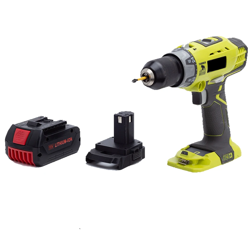 Imagem -06 - Bateria Conversor Adaptador para Bosch Bateria de Lítio 18v para Ryobi One Mais Acessórios para Ferramentas Elétricas sem Fio
