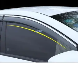 Side Window Visors For Changan CS85 2019+ Car Styling 4pcs Weathershields Rain Sun Guard Deflector Trim Shade Awning Shelter