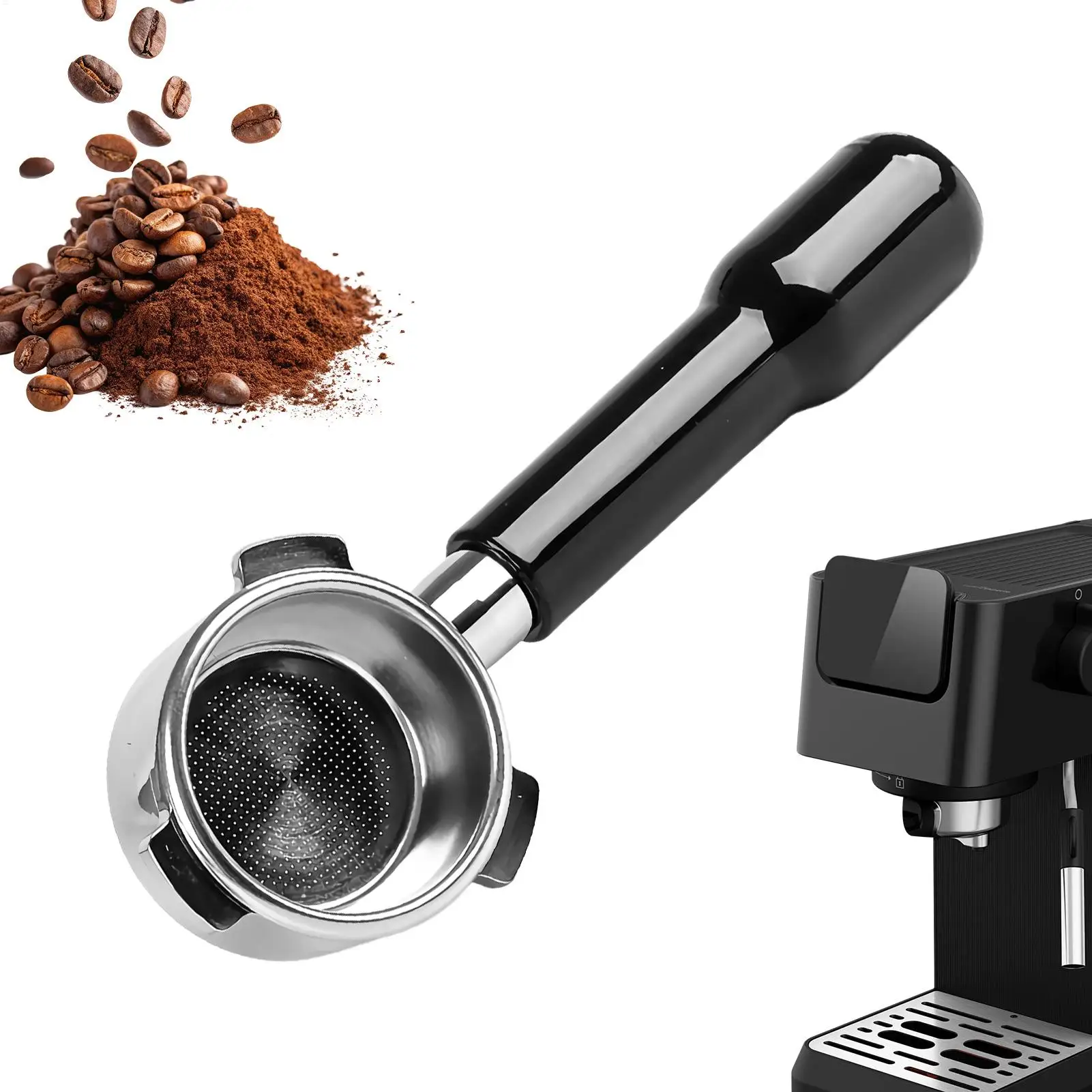 

Портафильтр 54 мм с деревянной ручкой, прецизионный, для дозирования и распределения кофе, замена для домашнего кафе