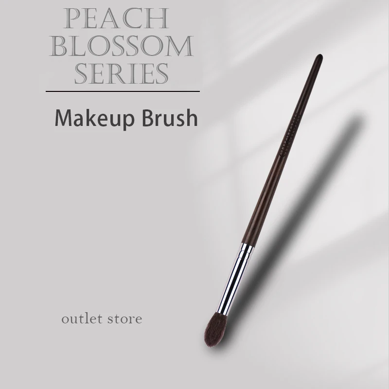 CHICHODO Makeup Brushes-Peach Blossom Series-Bloom Brush Soft Natural Goat Hair Premium Ebony Single Professional Makeup Brush