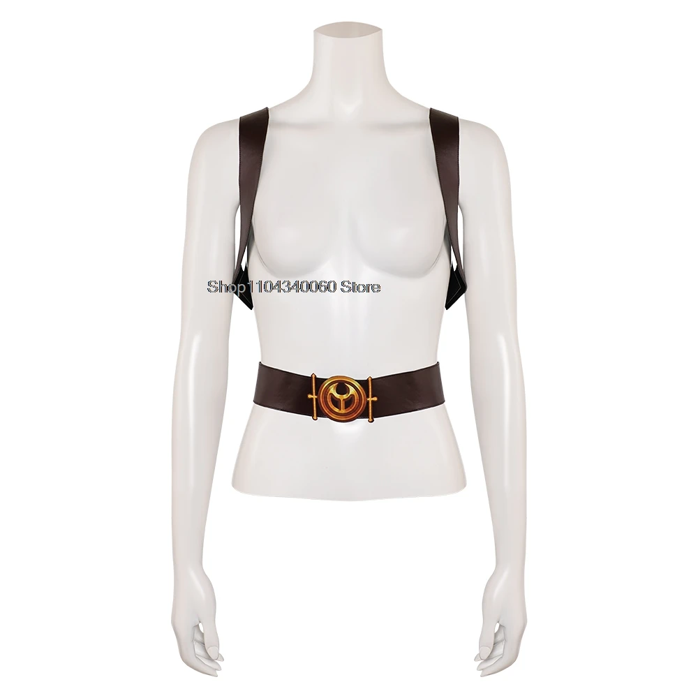 Acrane LOL Caitlyn เข็มขัดสายคล้องไหล่คอสเพลย์ Roleplay กระเป๋าฮาโลวีน Carnival Party แฟนตาซีผู้ใหญ่ผู้หญิงเครื่องแต่งกายอุปกรณ์เสริม