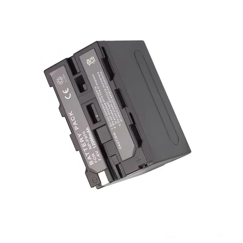 12000mAh NP-F970 NPF-960 is suitable for replacing Sony LED video monitor photography light rechargeable battery