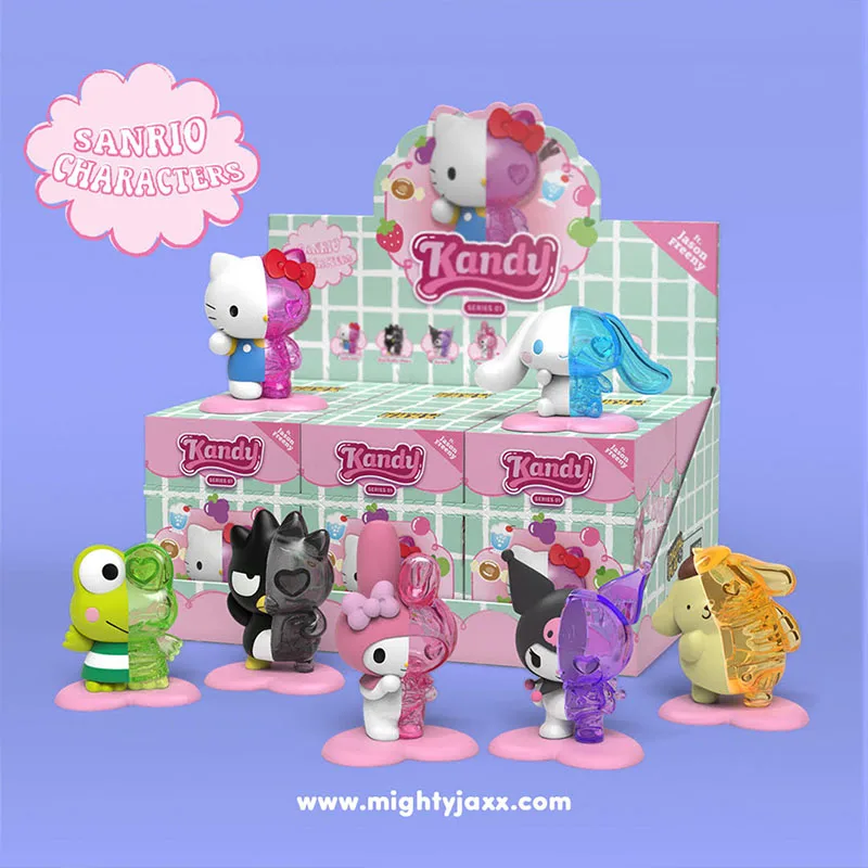 Mighty Jaxx Sanrio Série Bonbons Semi-Disséqués Boîte Surprise Jouet Semi-Squelette Hello Kitty Cinnamoroll Kuromi Objets de Collection