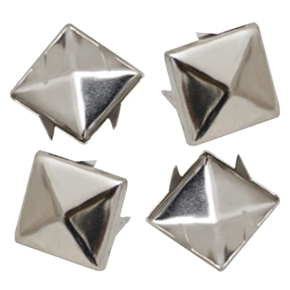 

4 Claw Pyramid Rivet Square Rivets Studs Spike Nailheads Leathercraft DIY For Clothes Bags Shoes Belt Apparel Accessories