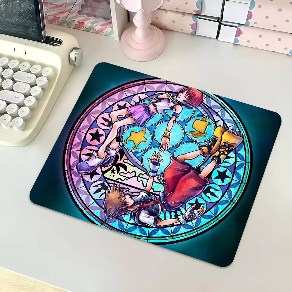 1pc K-Kingdom Game H-Hearts Small Mousepad Keyboard Pad Laptop Cushion Non-slip Deskpad