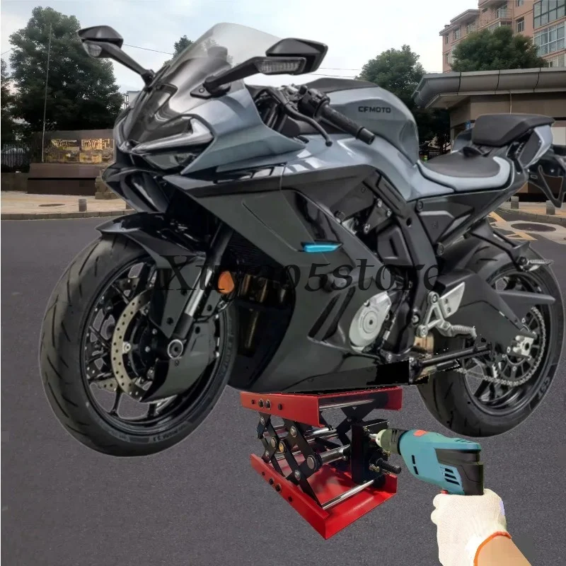 1T Heavy-duty Car Jack with Hand Crank for SUVs, Pickup Trucks, and Small Cars, 12V Electric